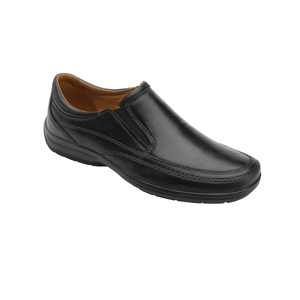 Men's Casual Flexi Elastic Office Shoe - Style 71602 Black