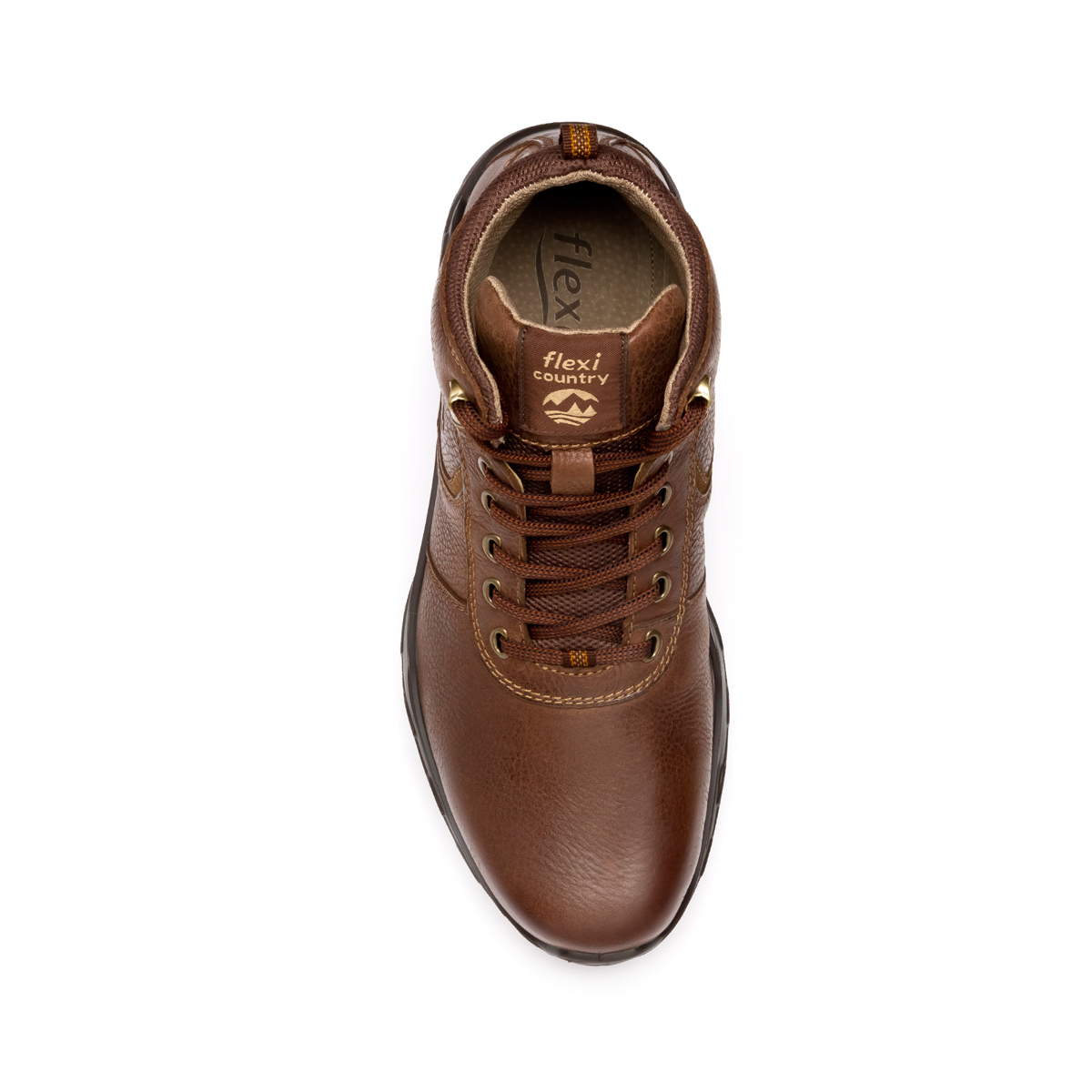 Flexi Country Outdoor Boot with Men's Best Grip System - 77802 Chocolate Style