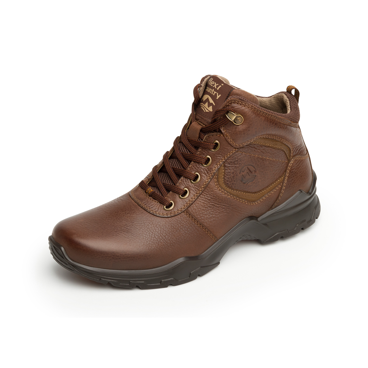 Flexi Country Outdoor Boot with Men's Best Grip System - 77802 Chocolate Style