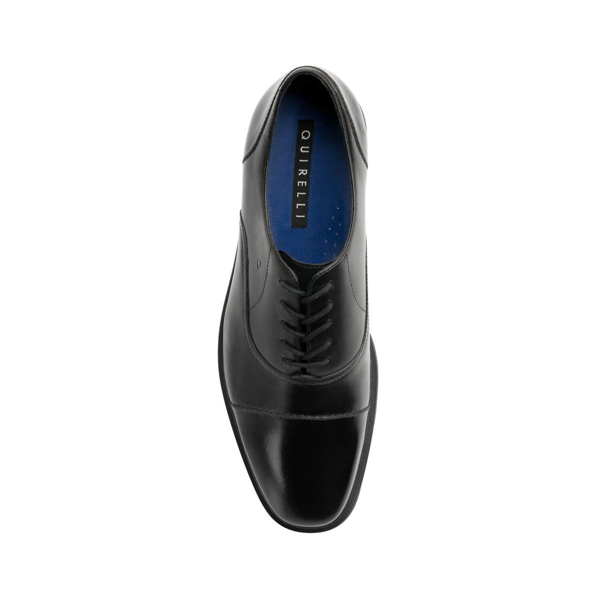 Zapato Oxford Quirelli Con Brillo Natural Para Hombre - Estilo 88502 Negro