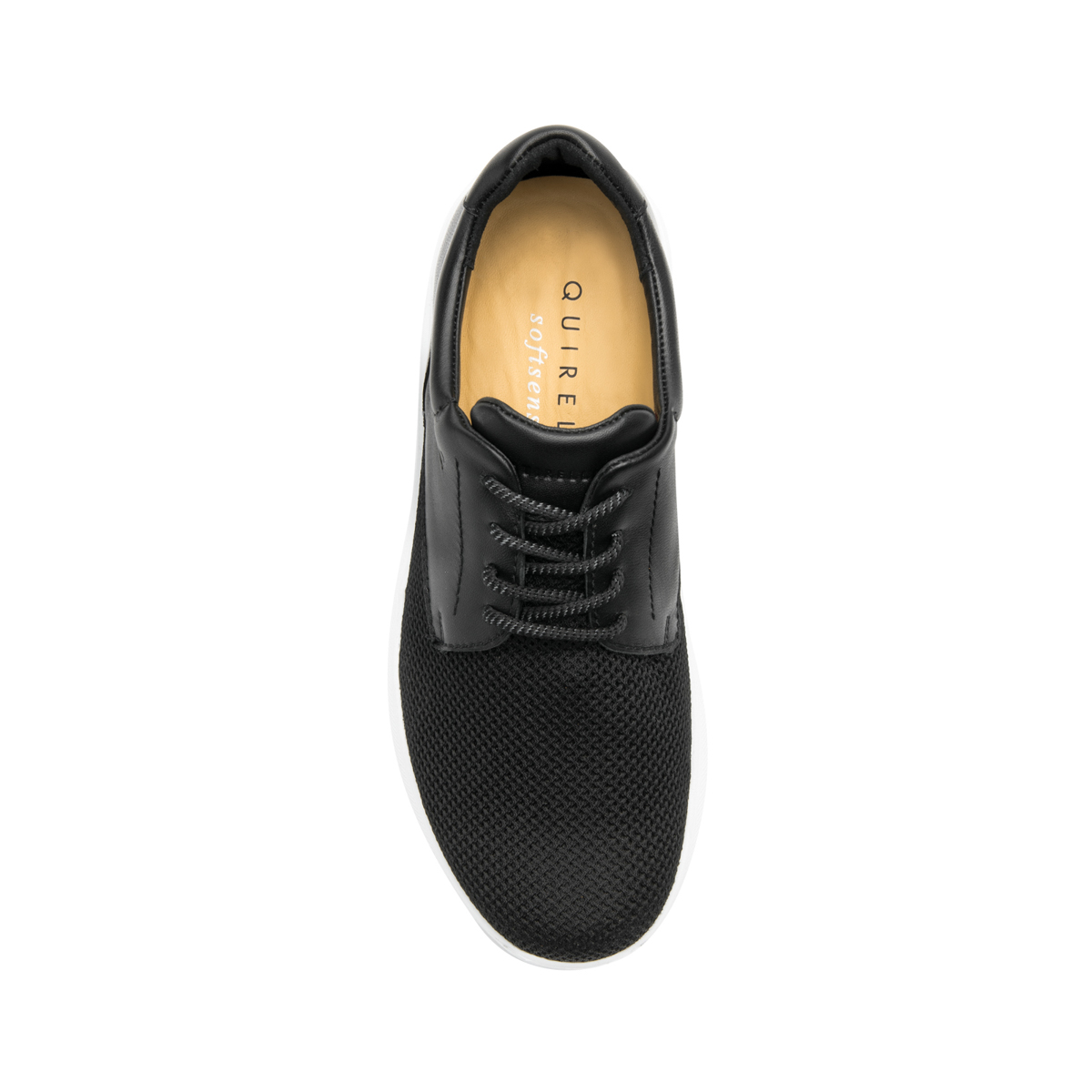 Quirelli Men's Textile Sneaker Extra Light Sole Style 89220 Black