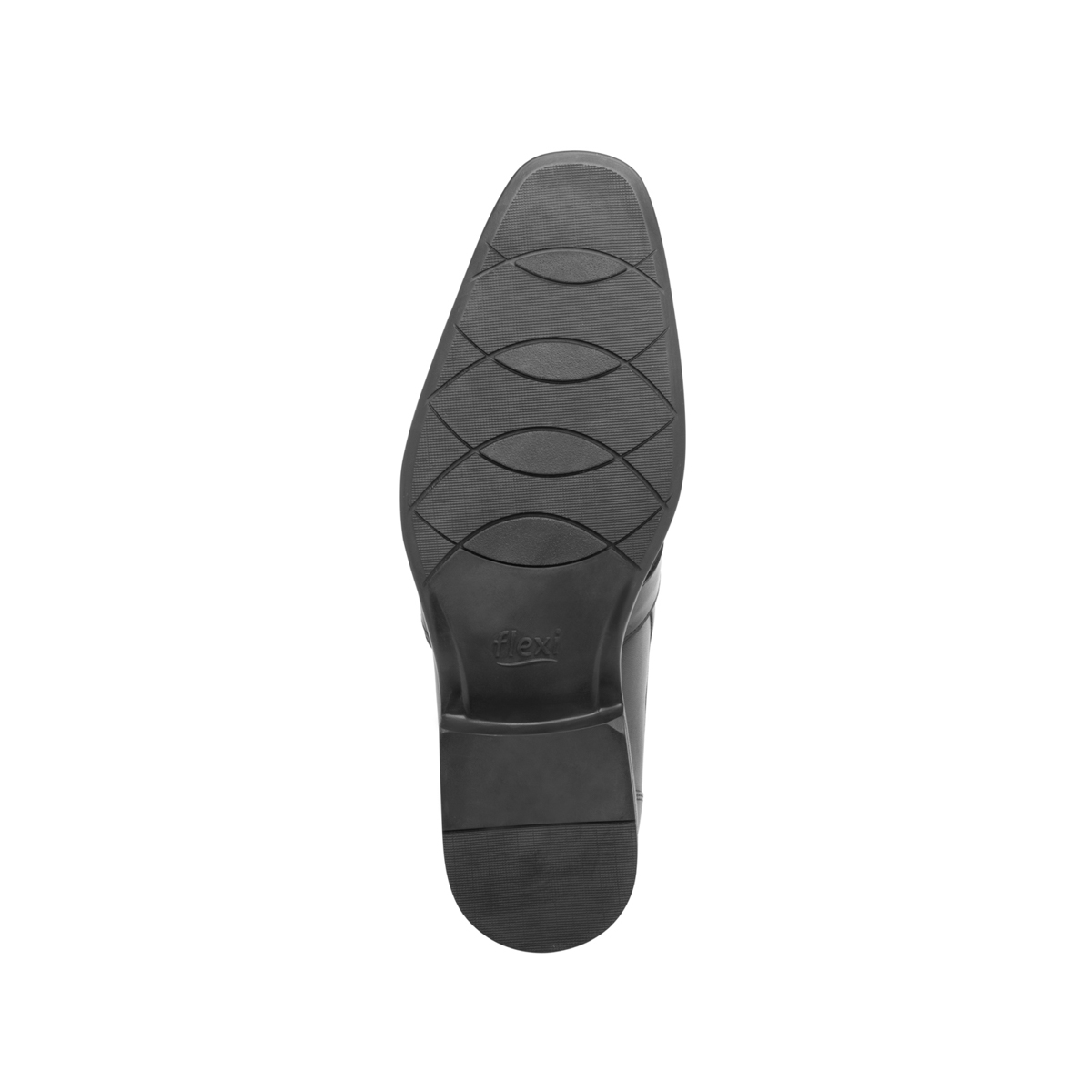 Men's Flexi Moccasin Shoe with Front Buckle Style 90712 Black