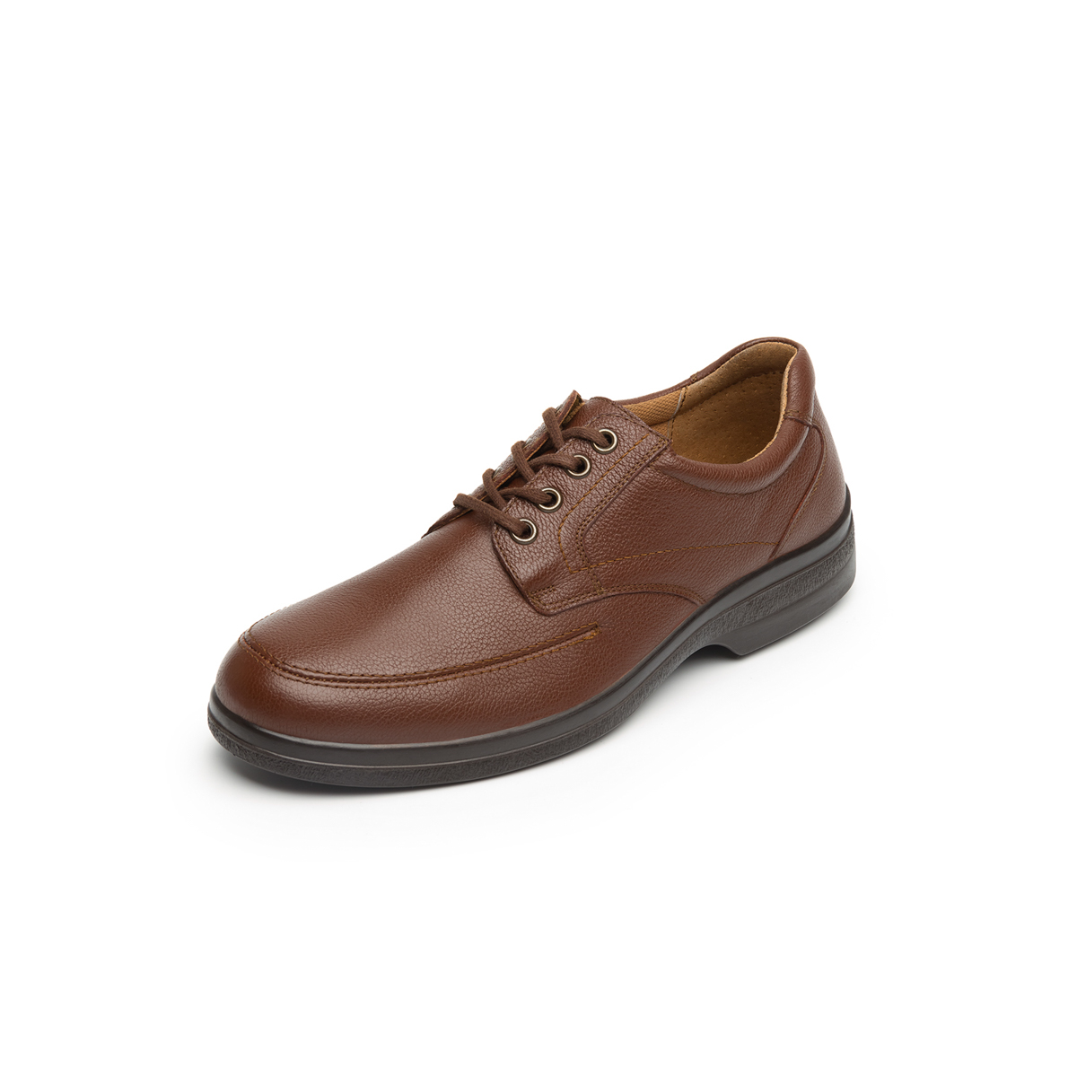 Zapato Casual De Servicio/Clínico Flexi De Agujetas Para Hombre - Estilo  91607 Cafe