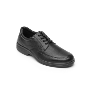 Zapato Casual De Servicio/Clínico Flexi De Agujetas Para Hombre - Estilo 91607 Negro