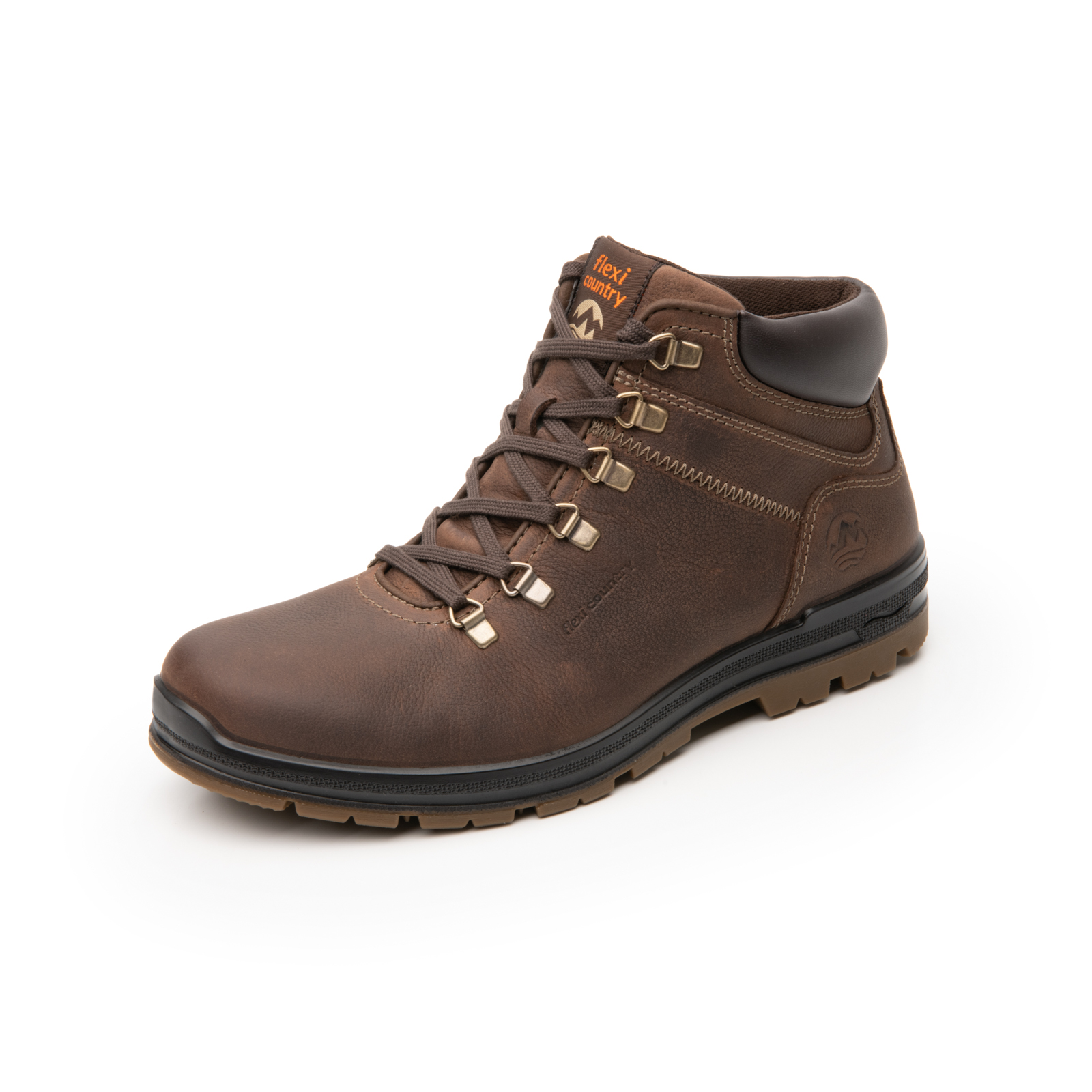 Men's Flexi Country Outdoor Booty with 92105 Dk Brown Style Better Grip System