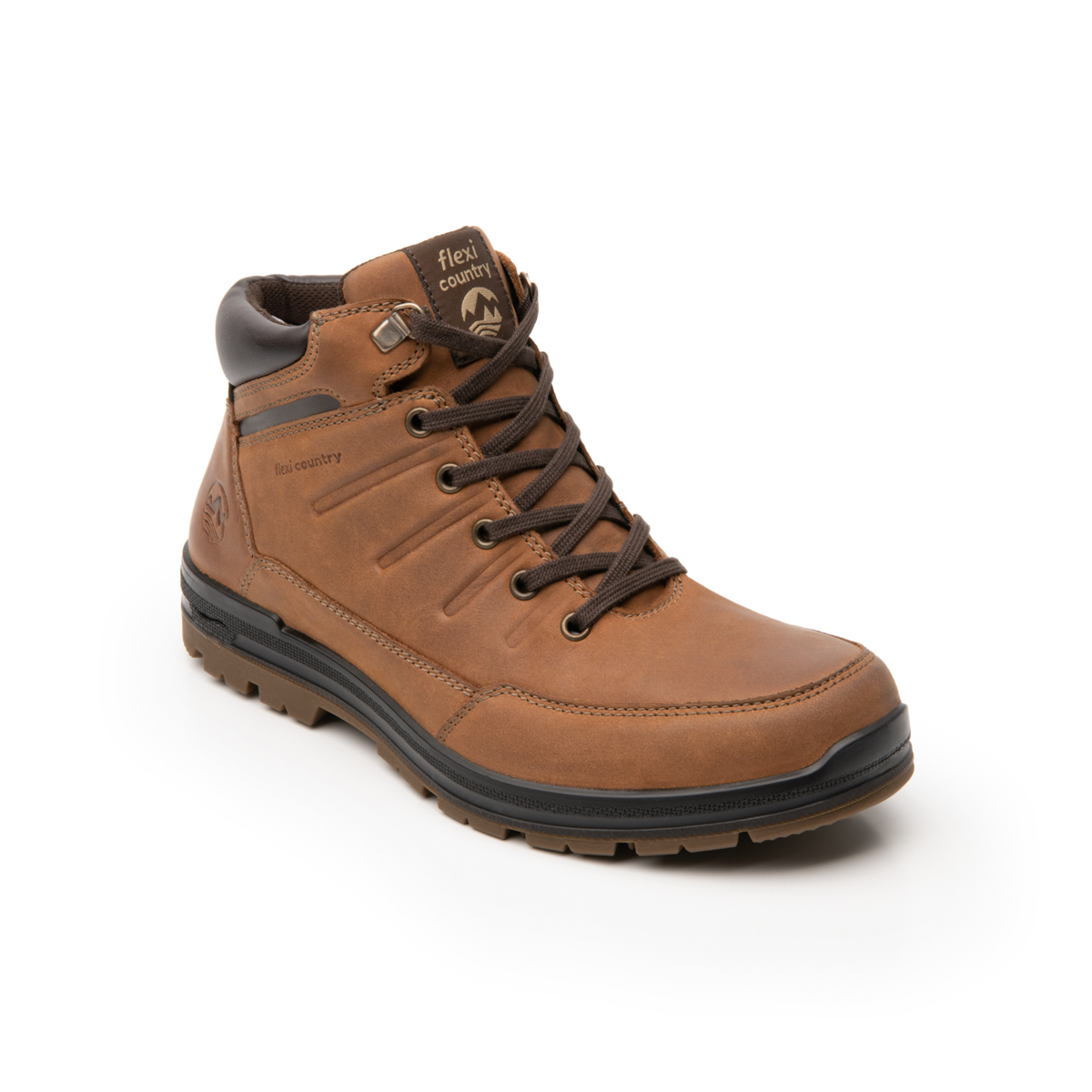 Botín Outdoor Flexi Country para Hombre con Sistema De Mejor Agarre Estilo 92110 Ocre