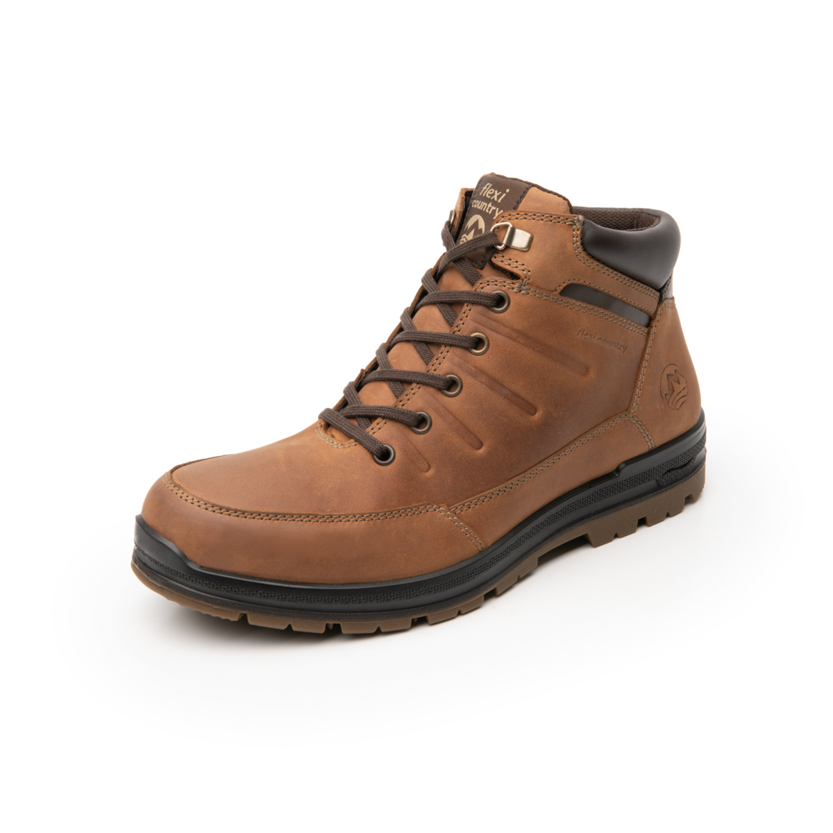 Botín Outdoor Flexi Country para Hombre con Sistema De Mejor Agarre Estilo 92110 Ocre