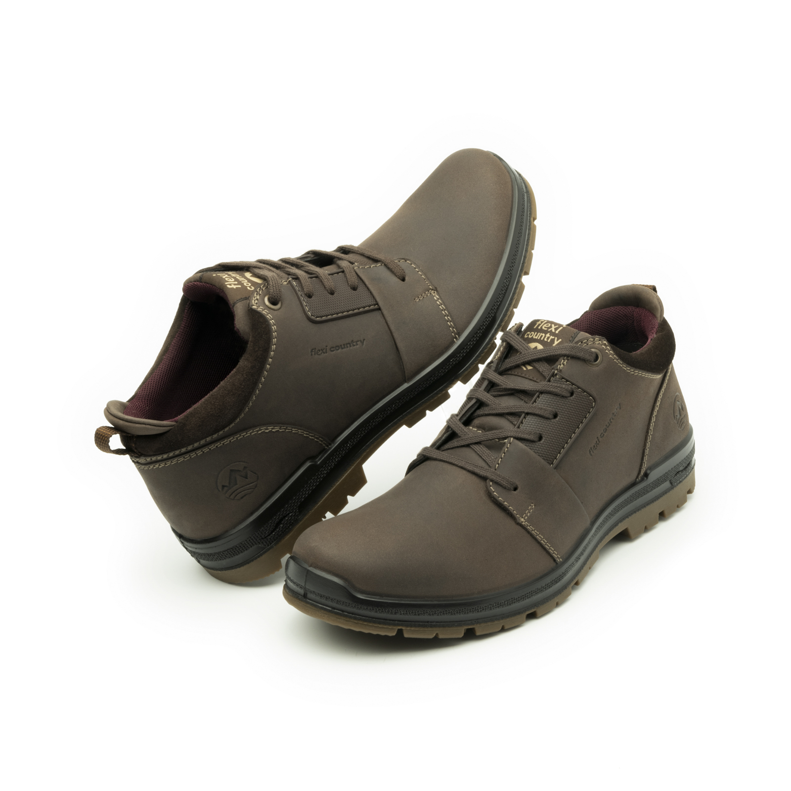 Men's Flexi Country Outdoor Derby Shoe Style 92111 Chocolate