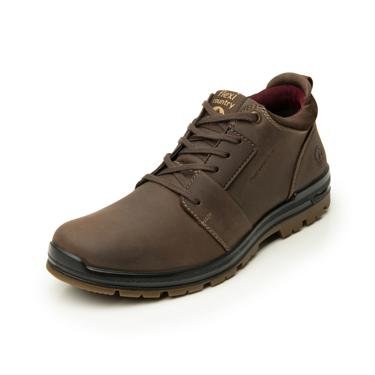 Men's Flexi Country Outdoor Derby Shoe Style 92111 Chocolate