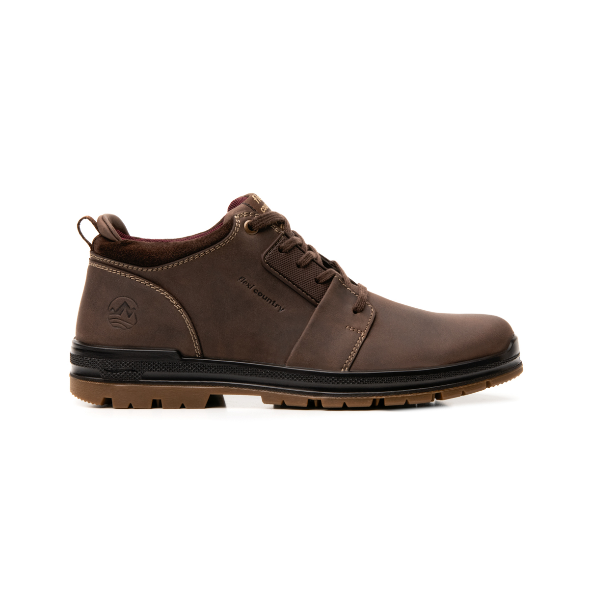 Men's Flexi Country Outdoor Derby Shoe Style 92111 Chocolate