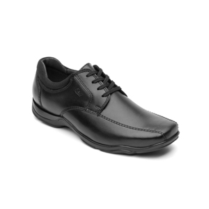 Children's Flexi Square Point Casual School Shoe - Style 93520 Black