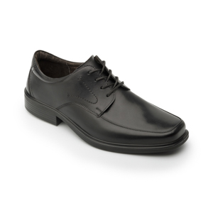 Men's Flexi Square Toe Office Dress Shoe - Style 96301 Black